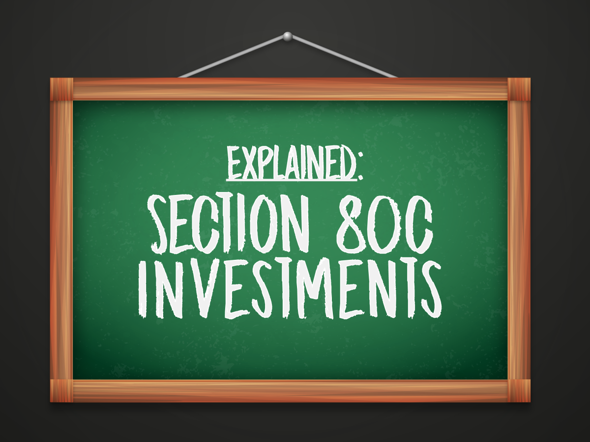 Tax saving: Section 80C